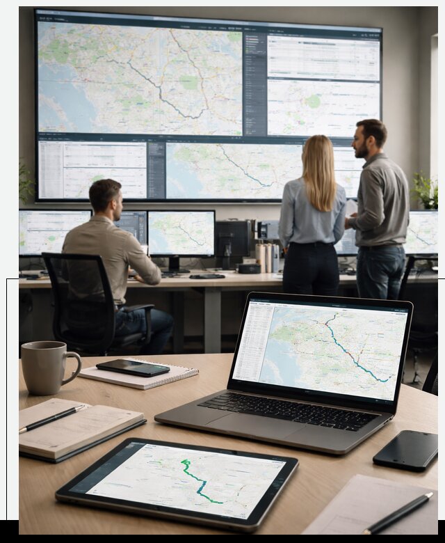 Трекинг грузов и Fleet Management, мониторинг автопарка в Химках